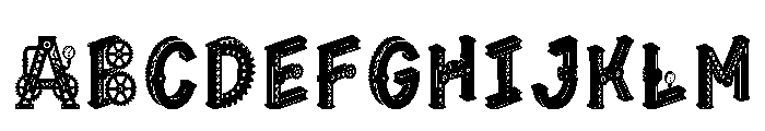 Yusef Regular Font UPPERCASE