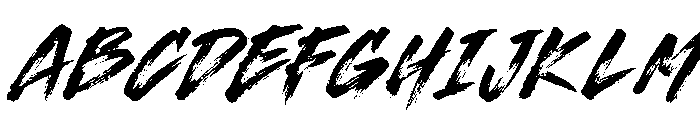 Yusfe'ok Font UPPERCASE