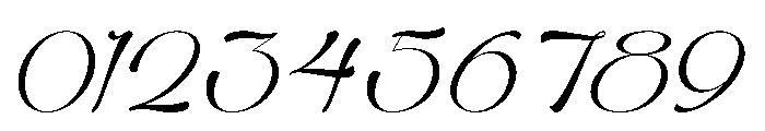 Yuteria Script Font OTHER CHARS