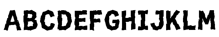Yuth Regular Font UPPERCASE