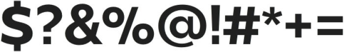 YukitaSans-Bold otf (700) Font OTHER CHARS
