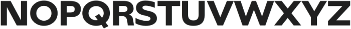 YukitaSans-Bold otf (700) Font UPPERCASE