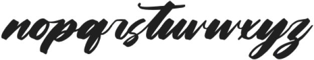 Yulinta Satin Italic otf (400) Font LOWERCASE