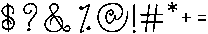 Yulisa Script Regular otf (400) Font OTHER CHARS