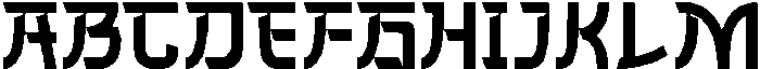Yumikaze Regular otf (400) Font UPPERCASE