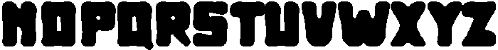 Yummy Chunk otf (400) Font UPPERCASE