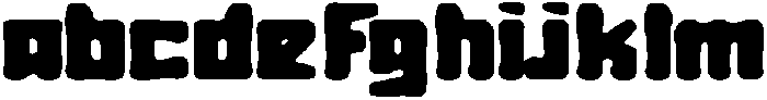 Yummy Chunk otf (400) Font LOWERCASE