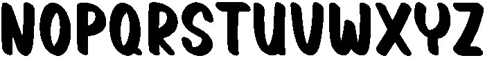 Yummy Regular otf (400) Font LOWERCASE