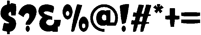 Yummy otf (400) Font OTHER CHARS