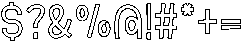 Yupi Candy Regular otf (400) Font OTHER CHARS