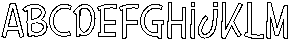 Yupi Candy Regular otf (400) Font UPPERCASE