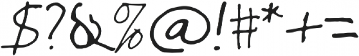 Yuqato Handwriting Regular otf (400) Font OTHER CHARS
