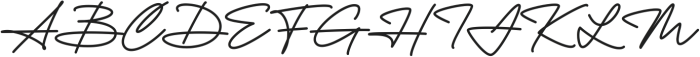 Yustine Signature otf (400) Font UPPERCASE