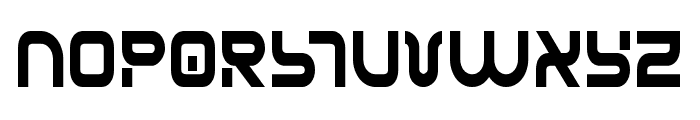 Yukon Tech Condensed Font UPPERCASE