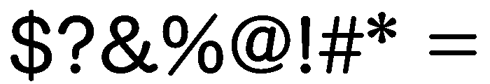 YuKyokasho Bold Font OTHER CHARS