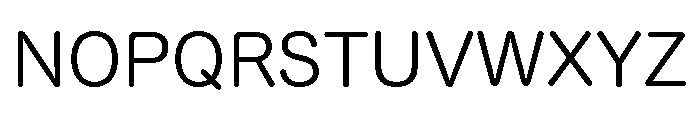 YuKyokasho Medium Font UPPERCASE