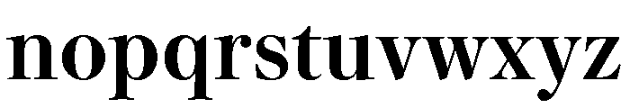 YuMincho +36p Kana Extrabold Font LOWERCASE
