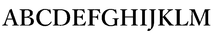 YuMincho Demibold Font UPPERCASE