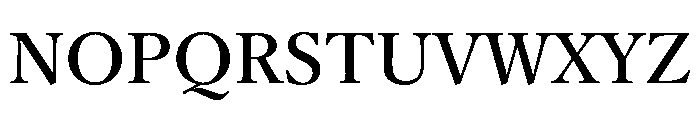 YuMincho Demibold Font UPPERCASE