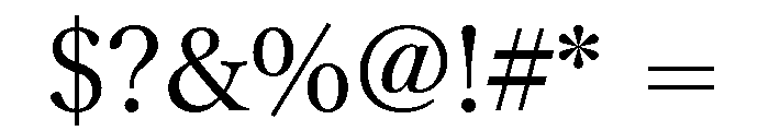 YuMincho Medium Font OTHER CHARS