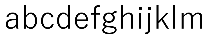 Yu Gothic Regular Font LOWERCASE