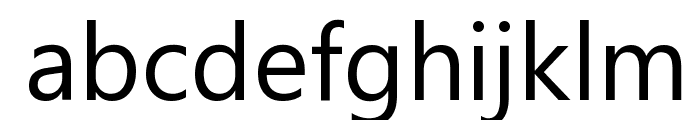 Yu Gothic UI Regular Font LOWERCASE