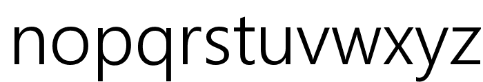 Yu Gothic UI Semilight Font LOWERCASE