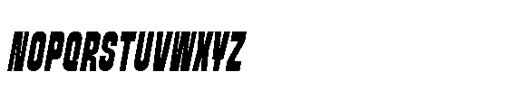 Yuedsans Black Italic Font UPPERCASE