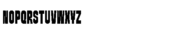 Yuedsans Black Font UPPERCASE