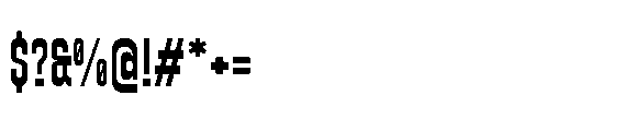 Yuedsans Bold Font OTHER CHARS