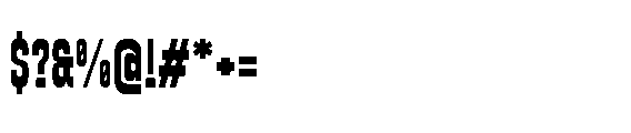 Yuedsans Extra Bold Font OTHER CHARS