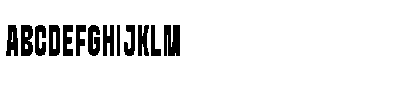 Yuedsans Extra Bold Font UPPERCASE