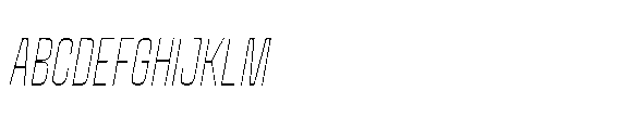 Yuedsans Extra Light Italic Font UPPERCASE