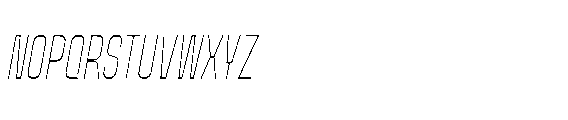 Yuedsans Extra Light Italic Font UPPERCASE