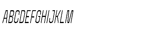 Yuedsans Italic Font UPPERCASE