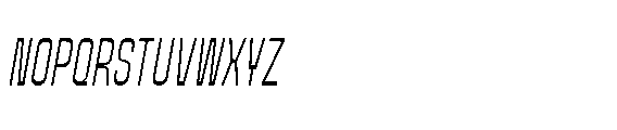 Yuedsans Italic Font UPPERCASE