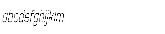 Yuedsans Light Italic FONT