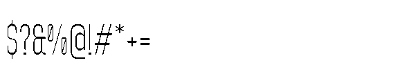 Yuedsans Light Font OTHER CHARS