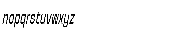 Yuedsans Medium Italic Font LOWERCASE