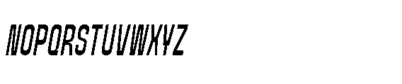Yuedsans Semi Bold Italic Font UPPERCASE