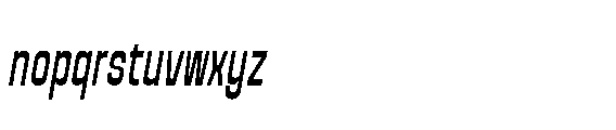 Yuedsans Semi Bold Italic Font LOWERCASE