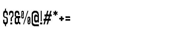 Yuedsans Semi Bold Font OTHER CHARS