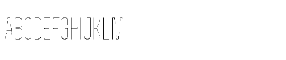 Yuedsans Thin Font UPPERCASE