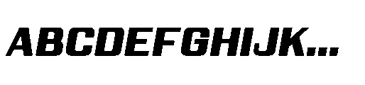 Yuenyong Black Italic Font UPPERCASE