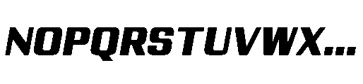 Yuenyong Black Italic Font UPPERCASE