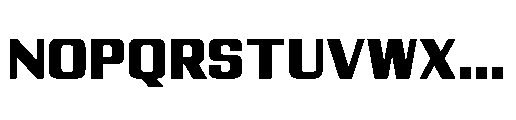 Yuenyong Black Font UPPERCASE
