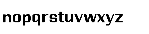 Yuenyong Bold Font LOWERCASE