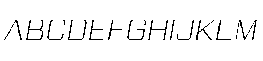 Yuenyong Light Italic Font UPPERCASE