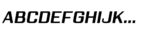 Yuenyong Loopless Bold Italic Font UPPERCASE