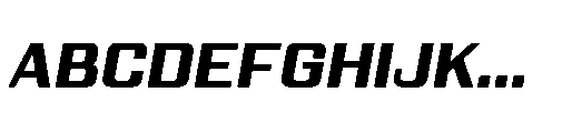 Yuenyong Loopless Extra Bold Italic Font UPPERCASE